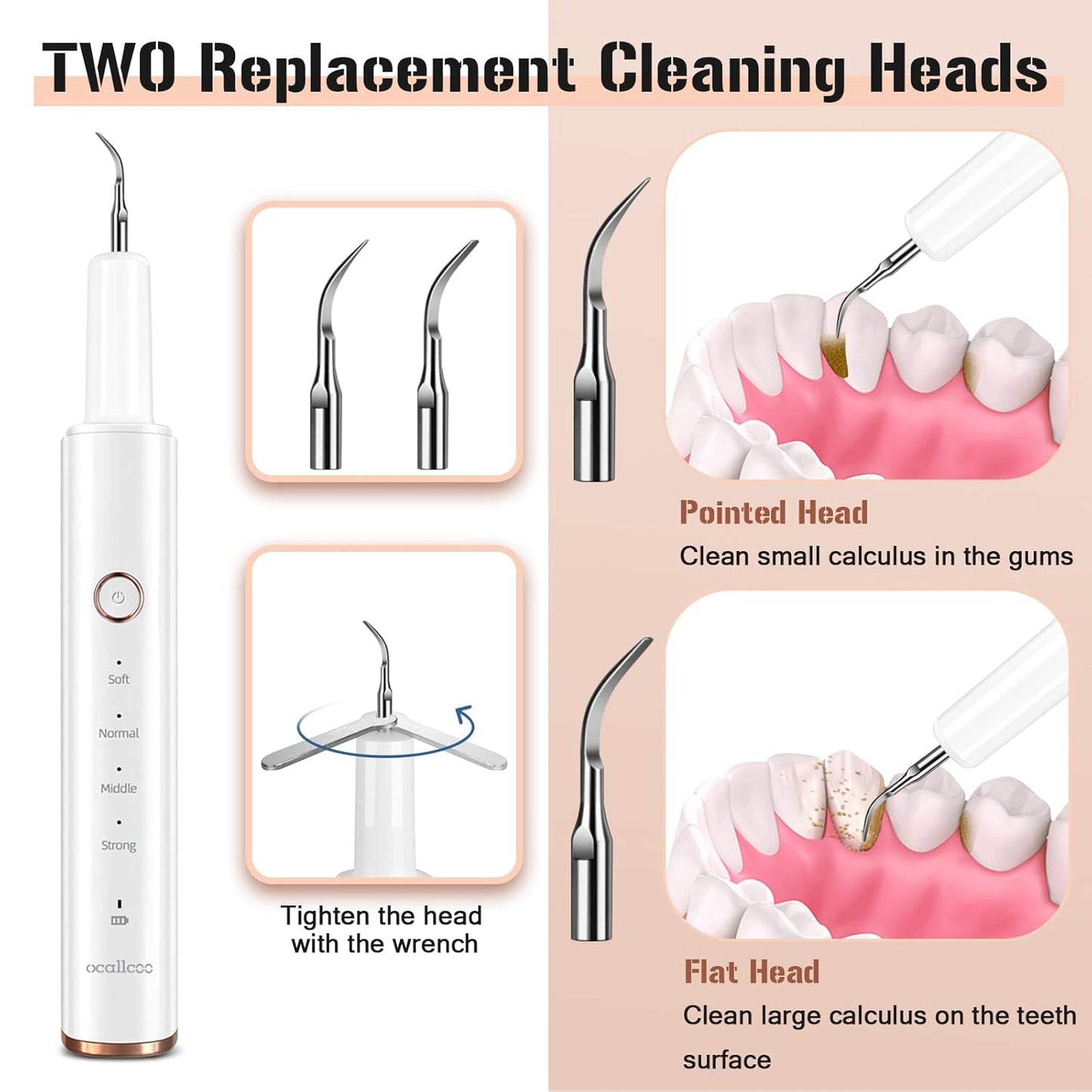Ocallcoo electric plaque remover for teeth
Ocallcoo tartar remover with LED light
Ocallcoo ultrasonic tooth cleaner
Ocallcoo rechargeable teeth cleaning kit
Ocallcoo dental plaque and tartar remover
Ocallcoo electric tooth cleaning device
Ocallcoo teeth whitening and cleaning tool
Ocallcoo plaque remover with replaceable heads
Ocallcoo professional tooth cleaner
Ocallcoo LED dental cleaning tool