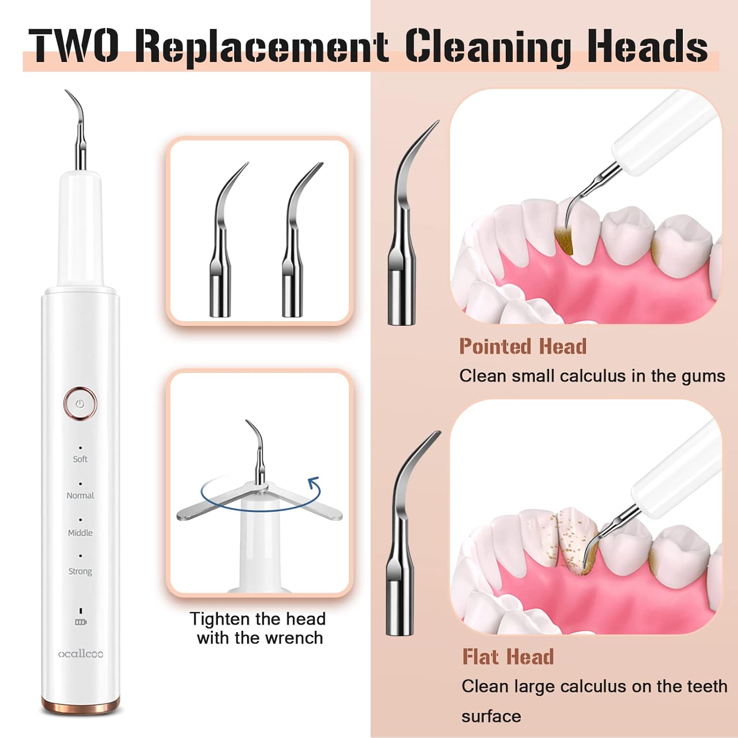Ocallcoo electric plaque remover for teeth
Ocallcoo tartar remover with LED light
Ocallcoo ultrasonic tooth cleaner
Ocallcoo rechargeable teeth cleaning kit
Ocallcoo dental plaque and tartar remover
Ocallcoo electric tooth cleaning device
Ocallcoo teeth whitening and cleaning tool
Ocallcoo plaque remover with replaceable heads
Ocallcoo professional tooth cleaner
Ocallcoo LED dental cleaning tool